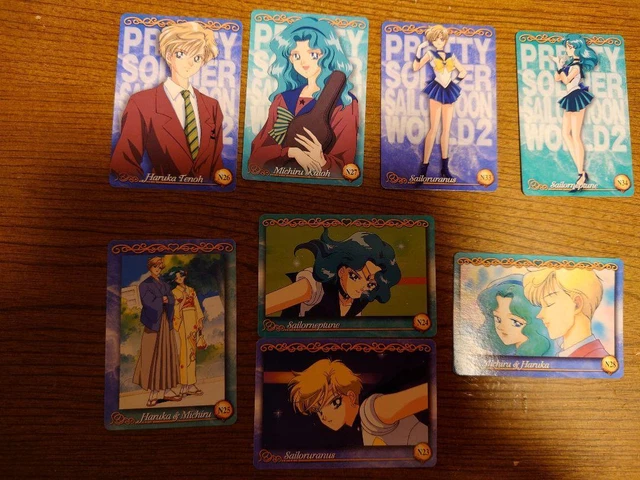 Sailor Moon Card Sheets Haruka Michiru