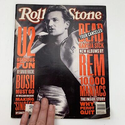Rolling Stones Magazine Issue 640 October 1st, 1992 U2