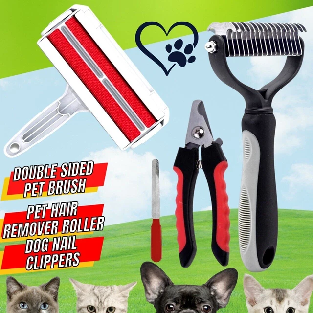 Dog Cat Pet Reusable Hair Lint Remover Fur Roller Sofa Clothes Cleaning-Brush 2