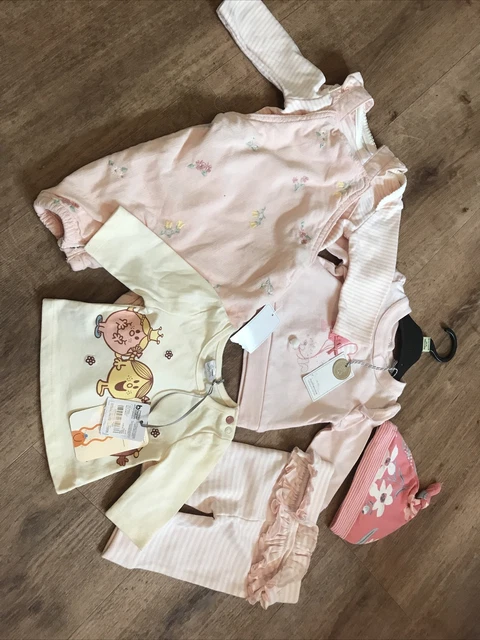 Pacchetto vestiti autunnali per bambine TU cura della madre nuovissima età 0-3 mesi 6 articoli
