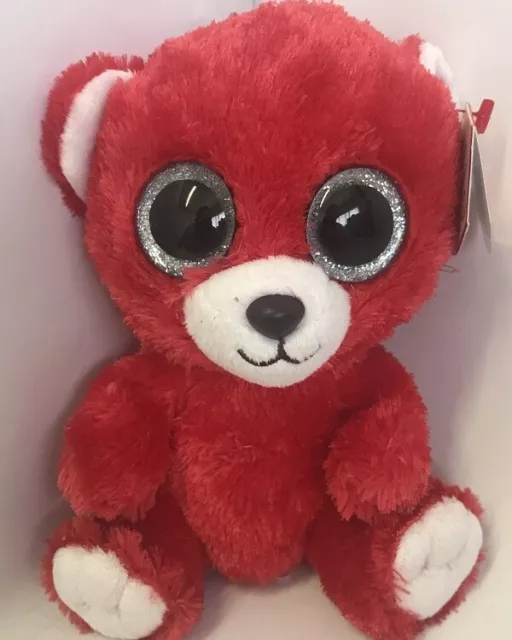 TY, Plush Pooh - Red, TY36115