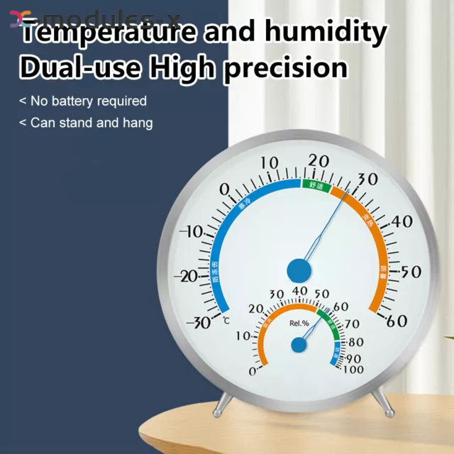 Industrial Thermometer Hygrometer Temperature Humidity Meter Dual Use -30℃-60℃