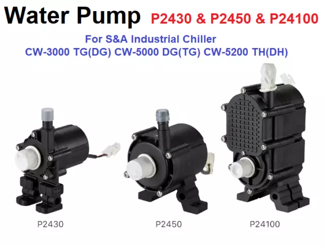 Water Pump P2430 P2450 P24100 For CW-3000 TG(DG) CW-5000 DG(TG) CW-5200 TH(DH)