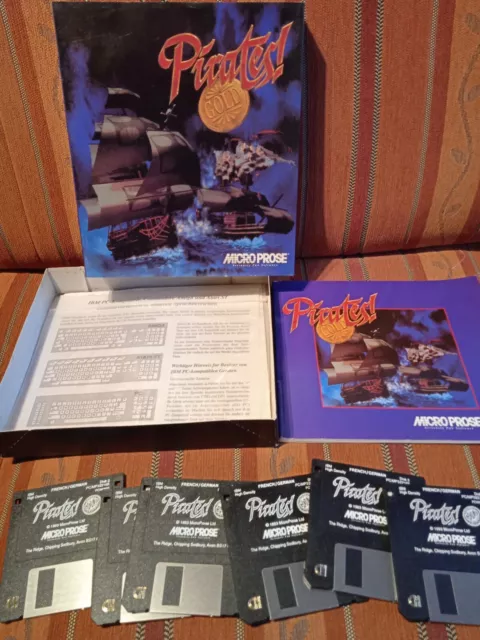 PC-Spiel: Pirates! Gold von MicroProse in PC Big Box Disketten!