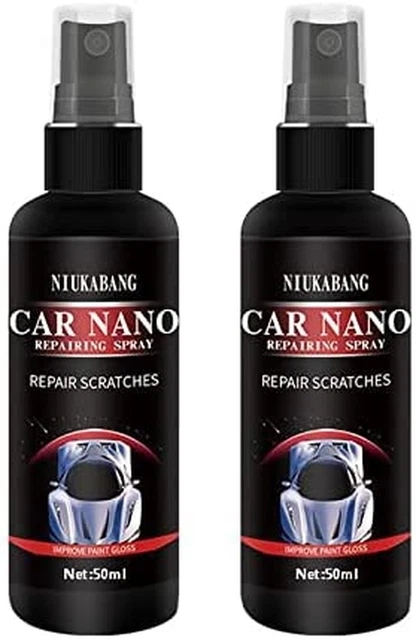 2PCS Car Nano Repairing Spray, Fast Repair Scratches Repairing Polish Spray for