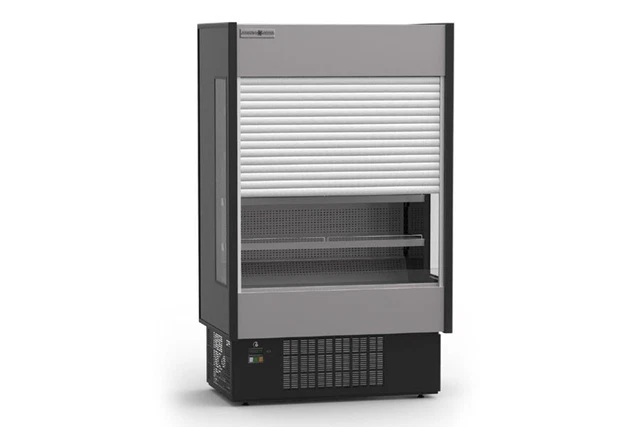 HYDRA-KOOL KGH-ES-30-S Refrigerated Grab-N-Go Case Open Front - Electric Curtain