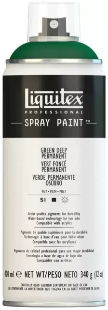 Liquitex Spray Paint 4450350 Green Deep Permanent 400 ml