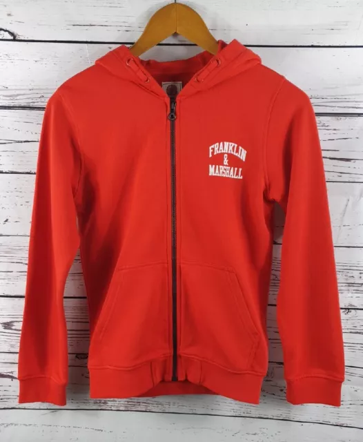 Franklin & Marshall rosso JNR Hoddie 12-13 anni *nuovo di zecca*