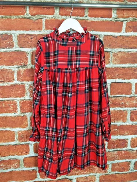 Pacchetto Ragazze Età 8-9 Anni Next M&S Set Abiti Tartan Righe Bambini 134 Cm 3