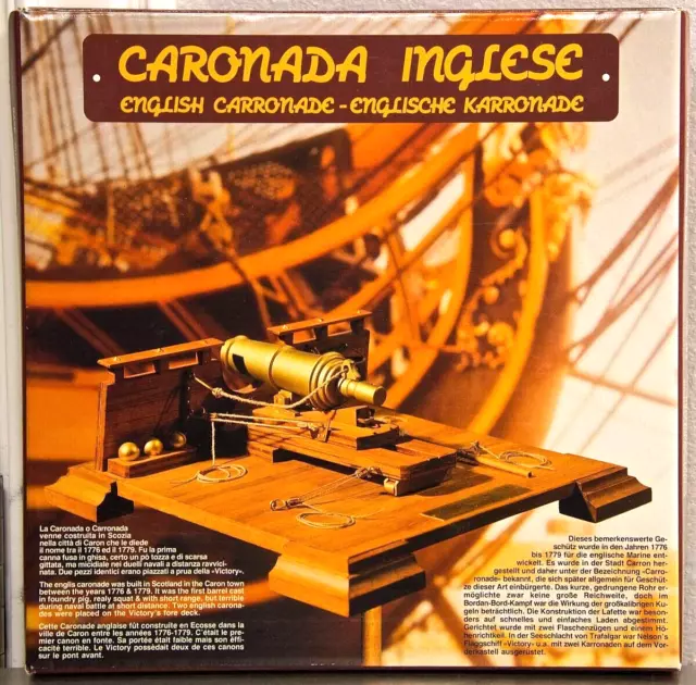 Mantua Model 801 - CARONADA INGLESE XVIII sec. - 215 x 215 mm