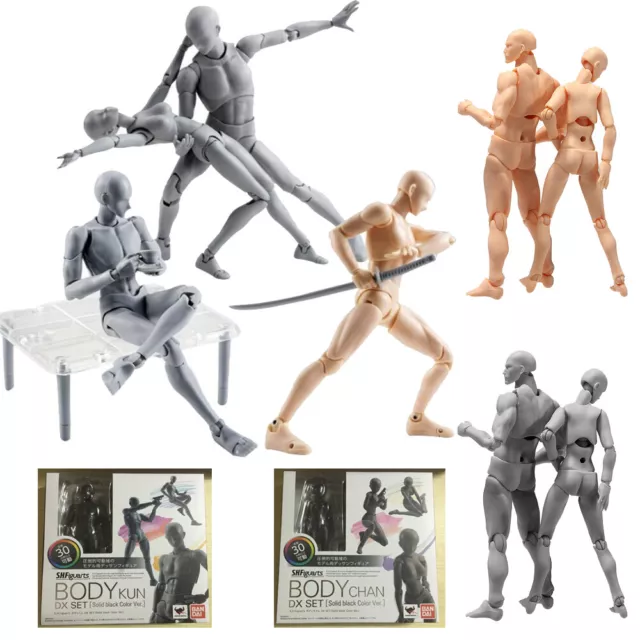 S.H.Figuarts SHF BODY CHAN & KUN DX Set Gray Color Ver Action Figure 30  Points