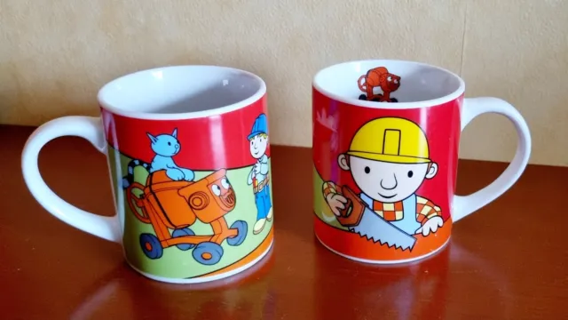 Tasse Bob der Baumeister (2 Stück), Sammeltasse Minibecher Kindertasse