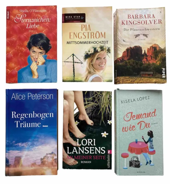 Bücherpaket Sammlung Frauenromane Liebe Romantik Humor Zustand gut