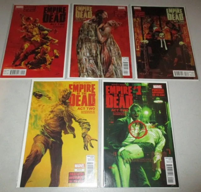 Empire of the Dead: Act Two #1-5 (Complete 2014 Marvel Series) 1 2 3 4 5 Lot Set