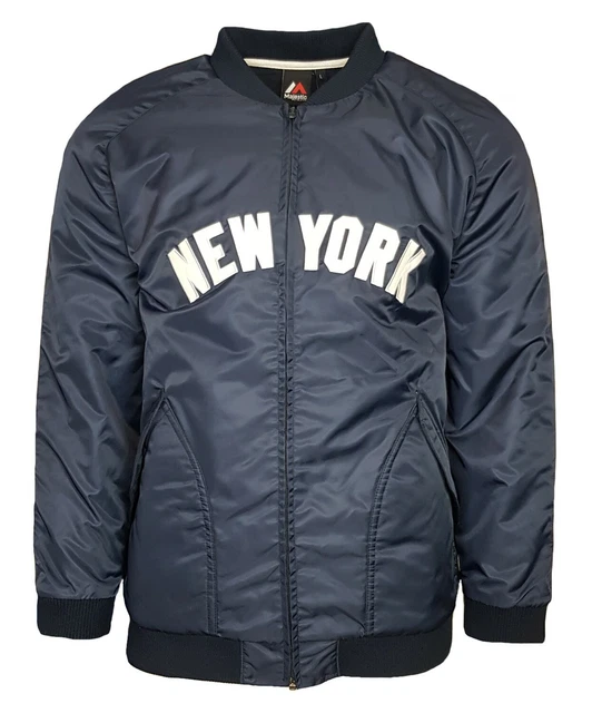Veste Bomber Réversible New York Yankees Starter Majestic - Taille L - Vintage Occasion