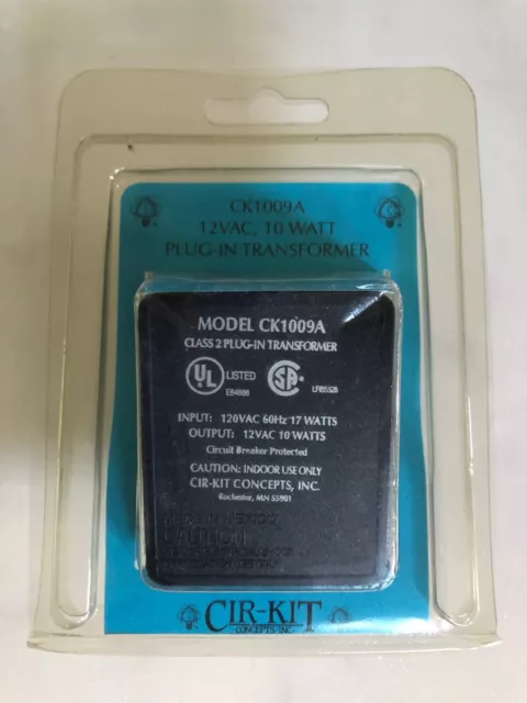 Dollhouse Miniature Transformer Cir-Kit 10 Watt for Wiring 16 Bulb Capacity