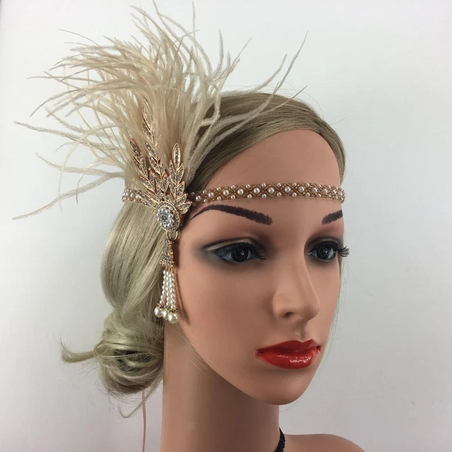 's Flappers Headband Hairband Hair Accessories for Women for Cosplay