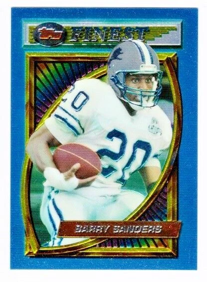 LOT OF 3 1994 to 1998 BARRY SANDERS FOOTBALL CARDS DETROIT LIONS NM/MT