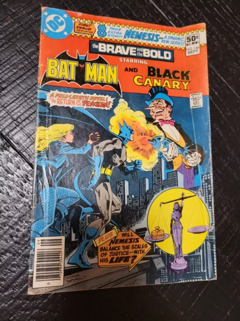 Brave and the Bold 166 9.4 NM DC 1980 Bronze Age Batman Penguin Black Canary