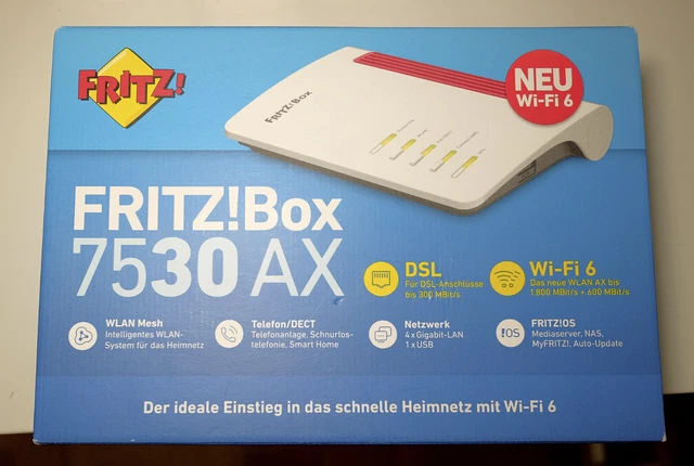 AVM FRITZBOX 7530 AX WI-FI 6 router EUR 90,00 - PicClick IT