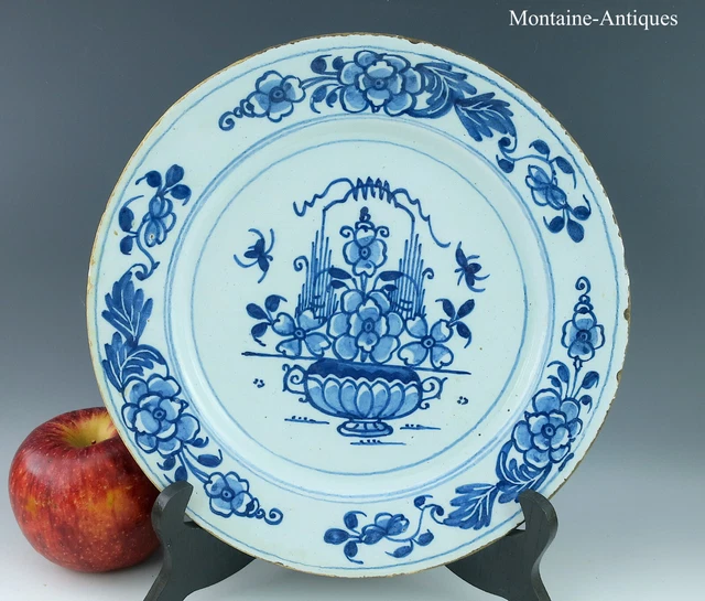 English Delft Plate c., 18th cent