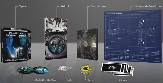 Event Horizon (Deluxe 25th Anniversary Collectors 4K Ultra HD Blu Ray Steelbook)