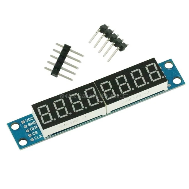 MAX7219 LED DOT matrix 8-Digit Digital Display Tube Control Module For ...