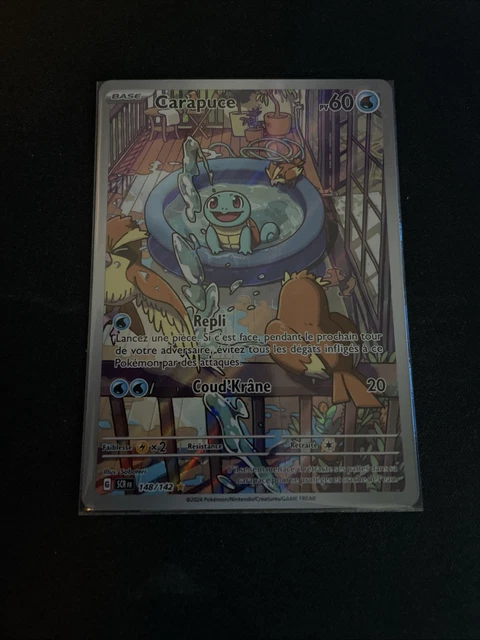 CARTE POKÉMON CARAPUCE 148/142 EV07 Couronne Stellaire Illustration ...