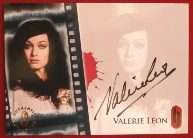 HAMMER HORROR - VALERIE LEON - Personally Signed Autograph Card HA2 - Series 1