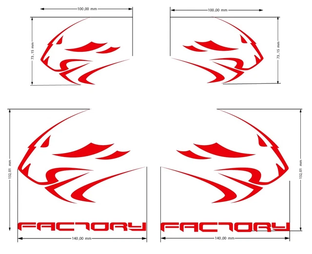 FE MOTO ADESIVI DECAL logo rsv4 rsv 4 APRILIA FACTORY RACING LION RSV4 /889