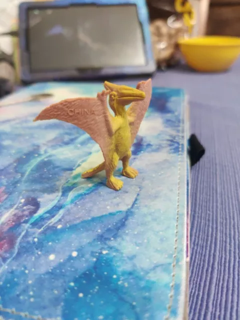 Pterodactyl Yellow Red Dinosaur Figure Figurine Toy