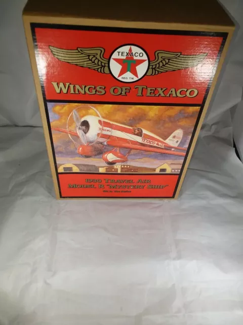 Wings of Texaco 1930 Bank 5th in Series Model R "Mystery Ship" NIB
