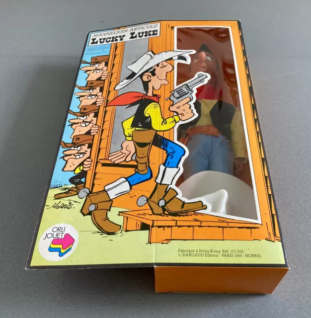 Lucky Luke Orli Jouet 1984 MIB neuf boîte Morris no Ceji Zorro Tintin Rahan 2