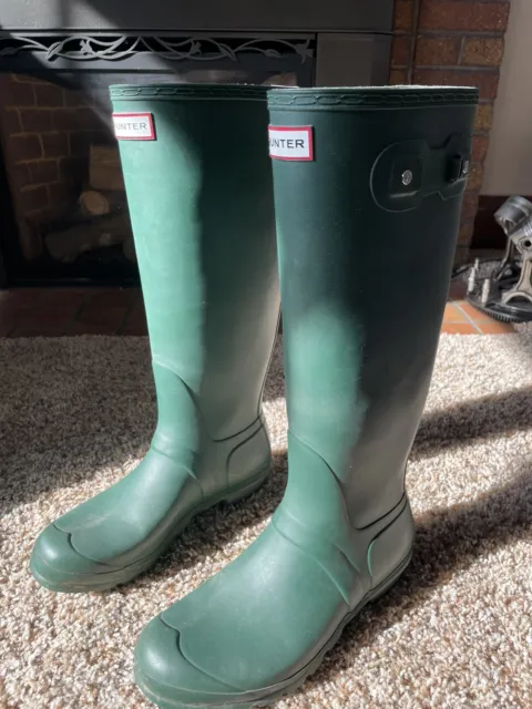 Hunter Women's Original Tall Rain Boots - Green