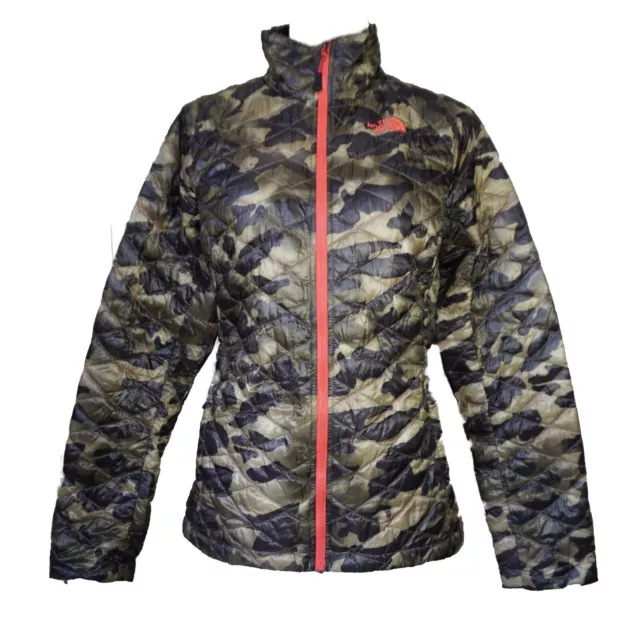 The North Face Womens Size S Down Puffer Jacket Camo Pink