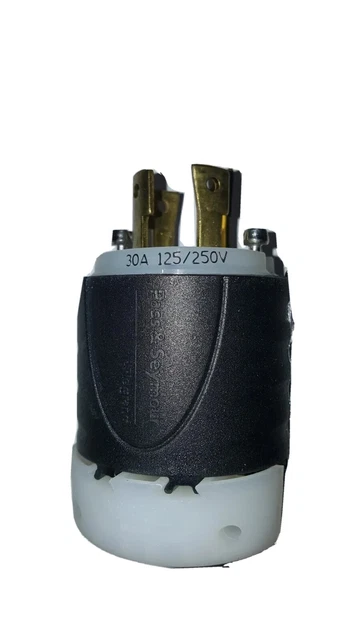 Pass and Seymour Legrand Turnlok Plug 30A 125/250V 3P 4W Grdg L1430-P