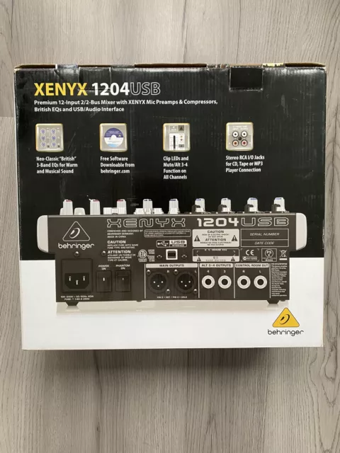 Behringer XENYX QX1204USB Mixer