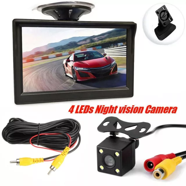 CICMOD Backup Camera for Truck RV Trailer Camper Van Waterproof 12V 24V  Rear View Camera System with 7 Inch Monitor
