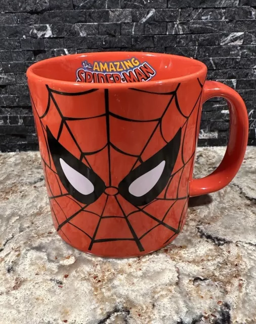 Spider-Man Coffee Mug Jumbo Cup 16oz Red Marvel Large