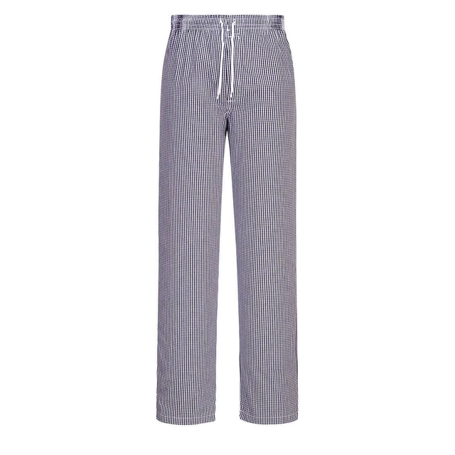Kochhose Bäckerhose Berufshose mit Gummizug, Kordel, 100% Baumwolle