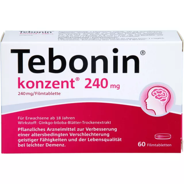 Tebonin konzent 240 mg Filmtabletten zur..., 60.0 St. Tabletten 7752039