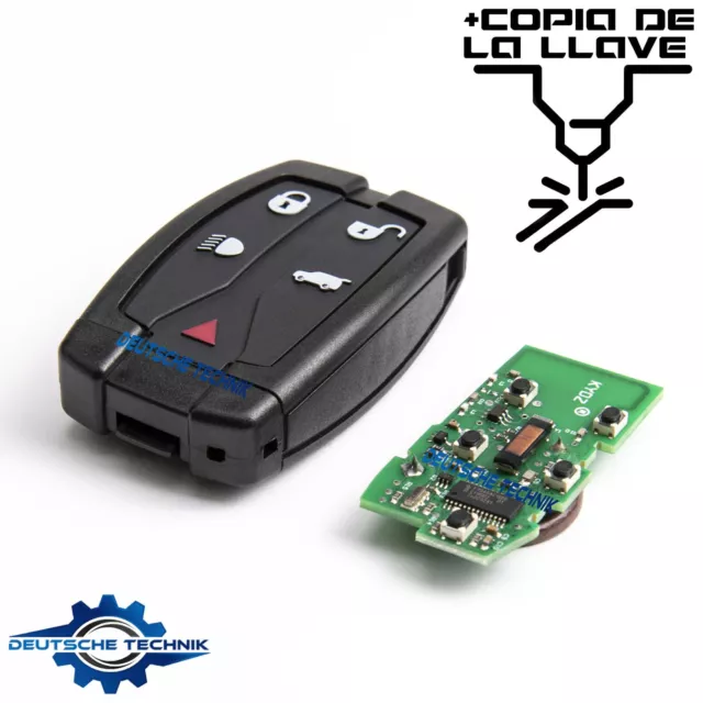 REMOTO LLAVE 433MHz PARA LAND ROVER FREELANDER 2 2007-2012 + COPIA DE LA LLAVE