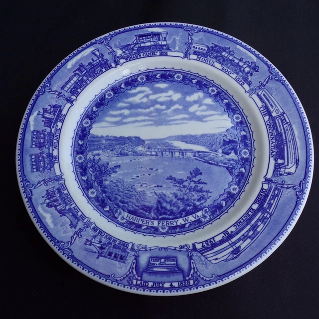 Baltimore and Ohio Railroad Centenary Dinner Plate 10 1/2 Inches Shenango