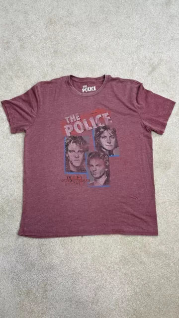 Lucky Brand The Police Band 1982 North American Tour T-Shirt Size XL