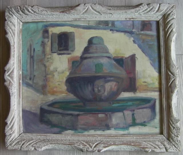 Huile Sur Panneau De Jean Georges Cornelius Vers 1930