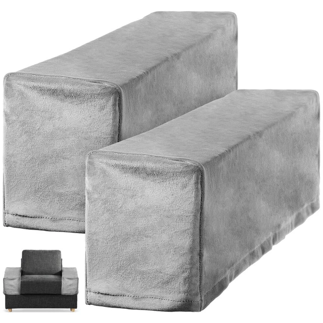 2 PIEZAS Sofá universal - Cubierta de reposabrazos de reposabrazos elásticos - Protectores