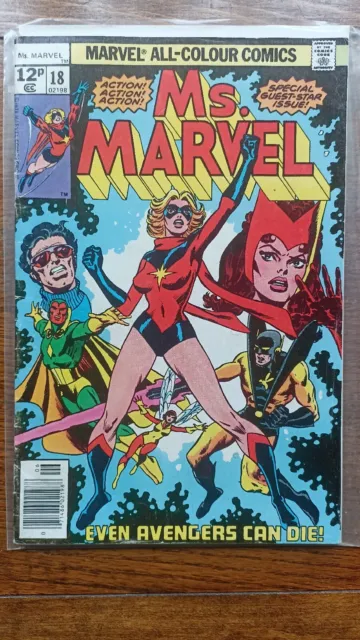 Ms. Marvel #18  Marvel Comics 1st appearance of Mystique