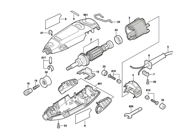 Dremel 4300 replacement parts best sale