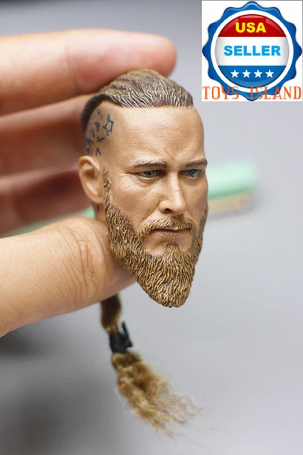 thumbnail interactive-video image 1 of ZC 1/6 Chris Evans Captain America Head Sculpt – Beard Look, Avengers, For Hot Toys Phicen 1 of 2