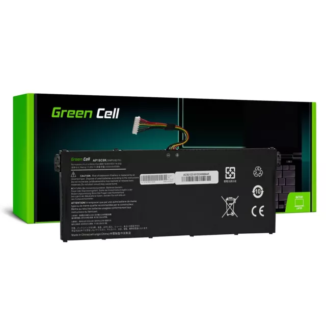 Green Cell Laptop Akku AP18C4K AP18C8K für Acer Aspire A315-23 A514-54 A515-57